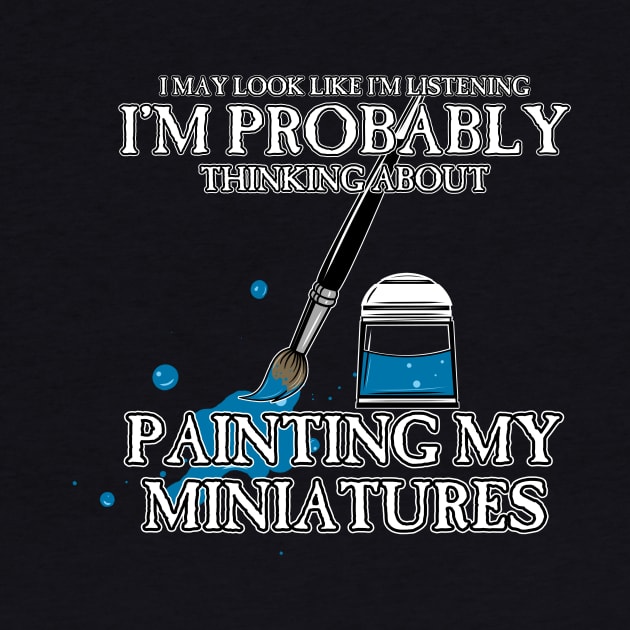 Thinking About Painting My Miniatures by SimonBreeze